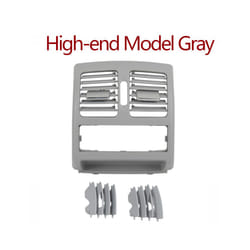 Car Interior Rear Conditioner Air Vent Grille Panel Cover For Mercedes - High-end Gray