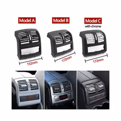 Car Interior Car Rear Air Conditioning AC Vent Grille Outlet Panel For - Model B Light Beige