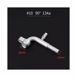 Car Interior #8 #10 Adjustable Plate Pipe Joint Aluminum - No 10 R12  1Set