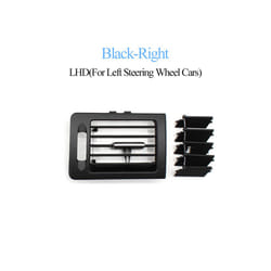 Car Interior LHD RHD Left Right Air Conditioner AC Vent Grille Outlet - LHD Right Black
