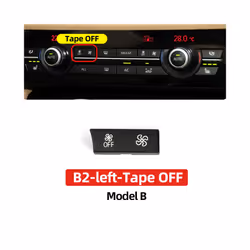 Car Interior Air Conditioning Heater Climate Fan Volume Control Ac Button - B2 Tape OFF