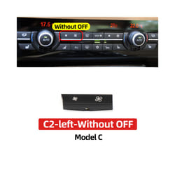 Car Interior Air Conditioning Heater Climate Fan Volume Control Ac Button - C2 Without OFF