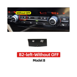 Car Interior Air Conditioning Heater Climate Fan Volume Control Ac Button - B2 Without OFF