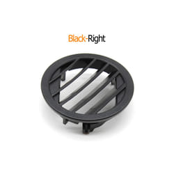 Car Interior Car Dashboard Air Conditioning AC Vent Outlet Grill Round - Black-Right