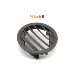 Car Interior Car Dashboard Air Conditioning AC Vent Outlet Grill Round - Moka-Left