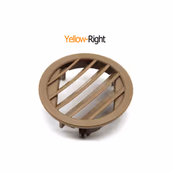 Car Interior Car Dashboard Air Conditioning AC Vent Outlet Grill Round - Yellow-Right