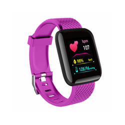 2023 Smart Watch Adult Blood Pressure Waterproof Smartwatch Adult Heart Rate Monitor Fitness Tracker Sport Watch For Adult - Purple