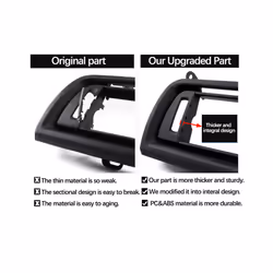 Car Interior LHD Front Dash Left Center Right Chrome Air Conditioner Ac - LHD Left with Chrome