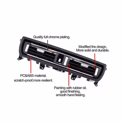 Car Interior LHD Front Dash Left Center Right Chrome Air Conditioner Ac - LHD Left with Chrome