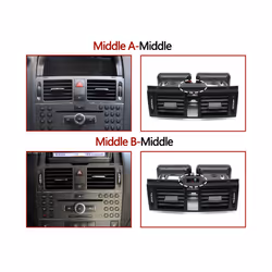 Car Interior LHD RHD Front Dash Air Conditioning AC Vent Grill Outlet - LHD Left