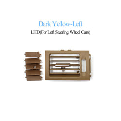 Car Interior LHD RHD Left Right Air Conditioner AC Vent Grille Outlet - LHD Left Yellow