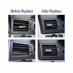 Car Interior LHD RHD Left Right Air Conditioner AC Vent Grille Outlet - LHD Left Moka