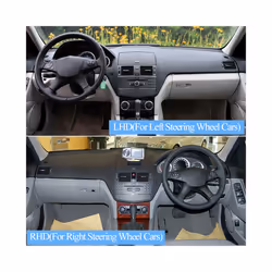 Car Interior LHD RHD Left Right Air Conditioner AC Vent Grille Outlet - LHD Left Moka