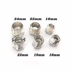 Car Interior Automotive Air Conditioning Hose Connector Pipe Joint R134a/R12 - R12 19mm 1pcs