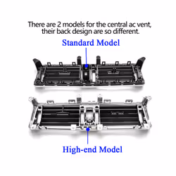 Car Interior Front Middle Left Right Rear Air Conditioner AC Vent Grille - Rear-B