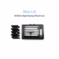 Car Interior LHD RHD Left Right Air Conditioner AC Vent Grille Outlet - RHD Left Black
