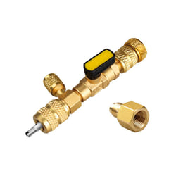 Car Interior R410A Valve Core Remover/Installer with Dual Size SAE 1/4 - KIT1