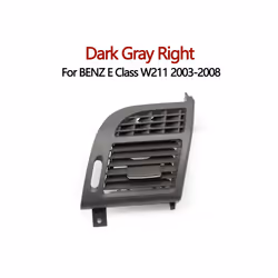 Car Interior Car Left Right Air Conditioner Air Vent Grille Outlet Panel - Dark Gary Right