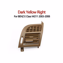 Car Interior Car Left Right Air Conditioner Air Vent Grille Outlet Panel - Dark Yellow Right