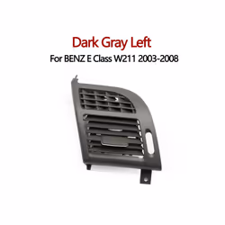 Car Interior Car Left Right Air Conditioner Air Vent Grille Outlet Panel - Dark Gary Left