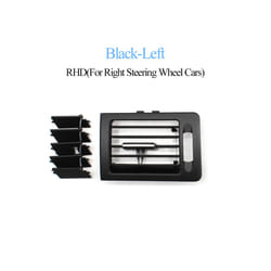 Car Interior RHD Front Rear Air Conditioner AC Vent Grille Outlet Panel - RHD Left Black