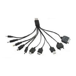 Dynamode C-USB-MULTI mobile device charger Mobile phone, Tablet Black Indoor