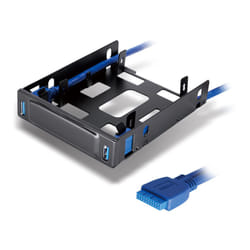 Dynamode 2.5-inch SSD/HDU Bracket & 2-Port USB3.0 Hub Combo for...