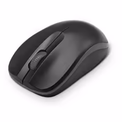 Dynamode CP-M161W-B-B, Ambidextrous, Optical, RF Wireless, 1600 DPI, Black