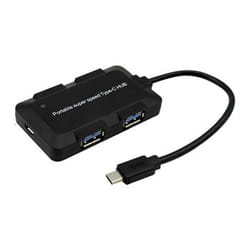 Dynamode C-TC-USB3HUB interface hub USB 3.2 Gen 1 (3.1 Gen 1) Type-C 5 Mbit/s Black