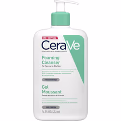 CeraVe Foaming Cleanser for Normal to Oily Skin with Niacinamide and 3 Essential Ceramides 473ml