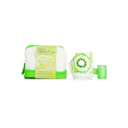 Key Lime Set (1x MakeUp Eraser Cloth + 1x Hair Clip + 1x Bag) 2pcs+1bag