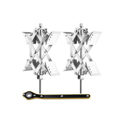 Vevor CLWDQXBZXSDDXO4ZMV0 Camper Wheel Chock Stabilizer for 1.5 to 10 in. Tire Space