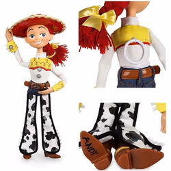 PLMT Pixar Toy Story 3 4 Talking Woody Jessie Action Figures Fabric