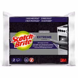 Scotch-Brite Extreme Purple Fiber with Sponge - Pack of 2