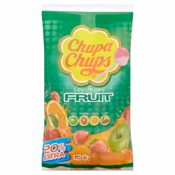 Chupa Chups Fruit Lollipops 120 Units 1440g