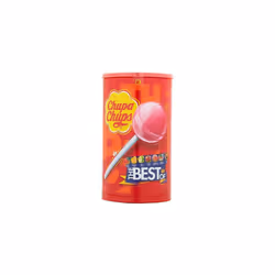 Chupa Chups Party Sweets - The Best Of Lollipop Tube (100 Lollies In 7 Flavours)