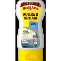 Old El Paso Cool Soured Cream Topping - Squeezy 230G