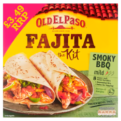 Old El Paso Fajita the Kit Smoky BBQ 500g ( pack of 4 )