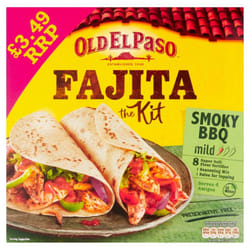 Old El Paso Fajita the Kit Smoky BBQ 500g ( pack of 4 )