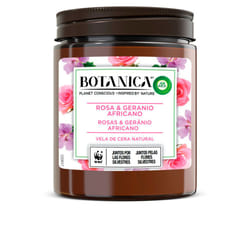 Botanica Candle rose &amp; geranium 205 gr