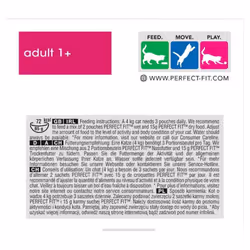 PERFECT FIT Cat Pouches Adult 1+ Mixed 12x85g (Pack Of 4)