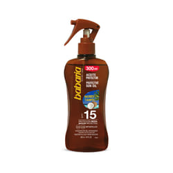 Babaria SPF 15 Protective Sun Oil With Tahitian Monoï Oil