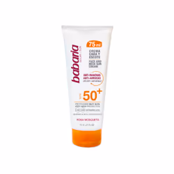 Babaria SPF50+ Anti-Dark Spot And Anti-Wrinkle Sun Cream, Sunscreen cream, Face, Tube, Anti-ageing, Anti-dark spot, Anti-wrin ...