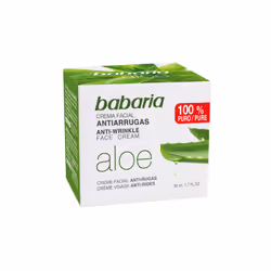 Babaria Face Cream Aloe Anti-wrinkle, Day cream, Women, Ageing skin, Face, Anti-wrinkle, Healing, Moisturizing, Regenerating, ...