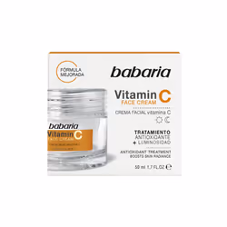 Babaria Vitamin C Face Cream, Day & night cream, Women, Decollete, Face, Neck, Brightening, Protection, 50 ml, Pot