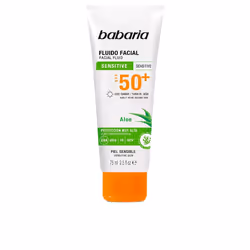 Aloe vera facial fluid for sensitive skin Spf 50+ 75 ml