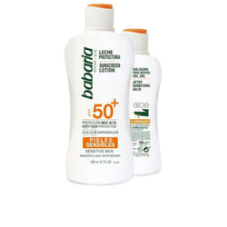 Solar Piel Sensible SPF50+ Leche set