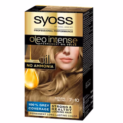 SYOSS Olio Intense Natural Blond 7-10, Blonde, 7-10, Natural Blond, Women, 115 ml, All hair