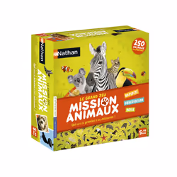 Nathan Mission animaux, Board game, Fine motor skill (dexterity), 5 yr(s), 15 min, Family game