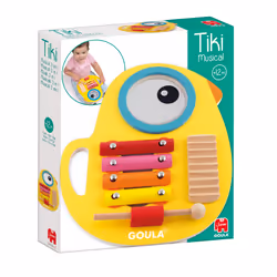 Goula - Tiki Musical 3 in 1, Toy musical instrument, 2 yr(s), 580 g, Multicolour